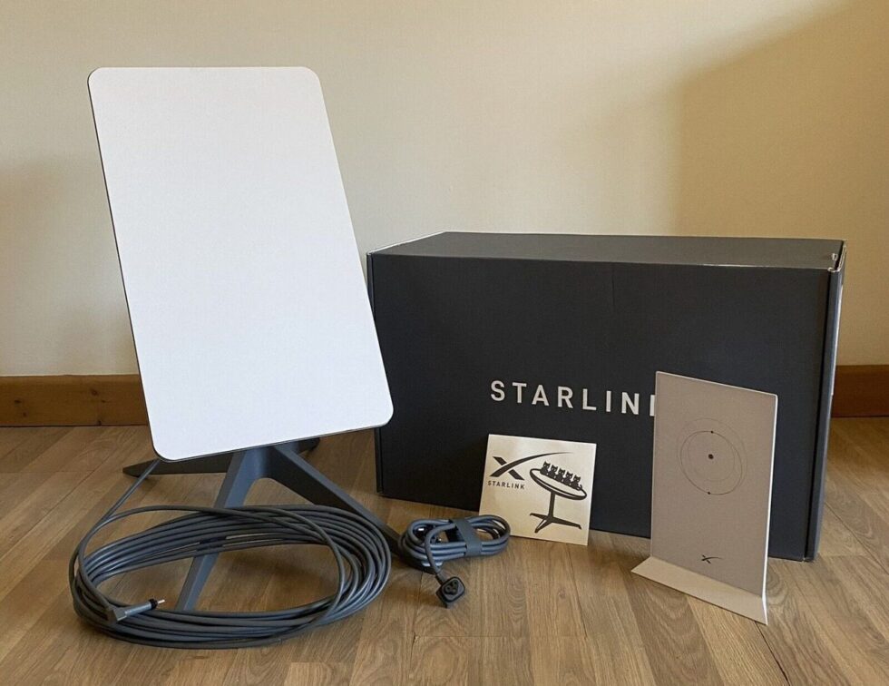 Kit Starlink pour Internet haut débit par satellite