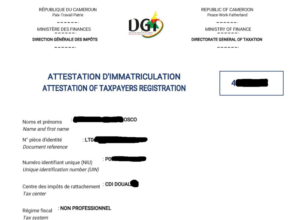 Nouvelle immatriculation fiscale 2024