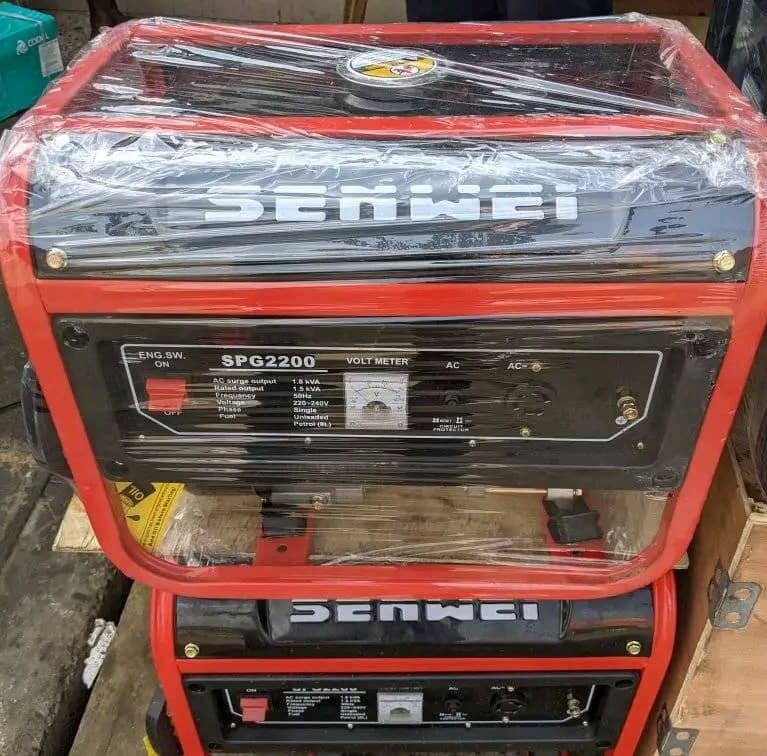 Groupe électrogène Senwei 1,8 KVA, démarrage manuel