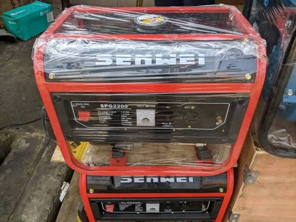 Groupe électrogène Senwei 1,8 KVA, démarrage manuel