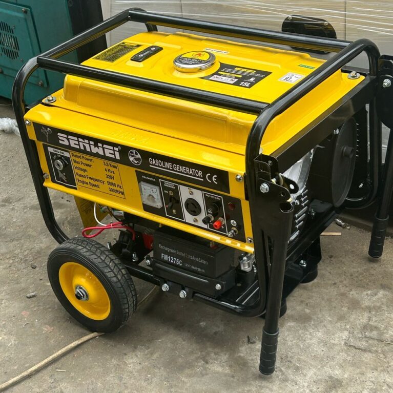 Groupe électrogène Senwei 4 KVA, démarrage électrique