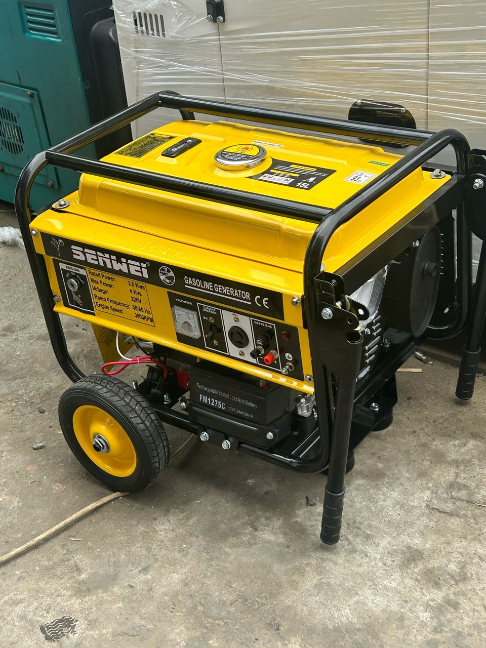Groupe électrogène Senwei 4 KVA, démarrage électrique