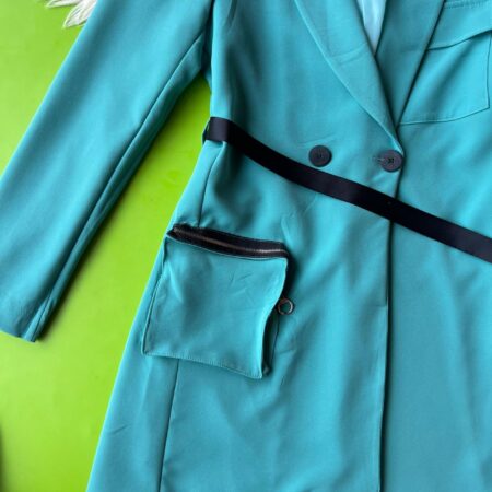 Robe blazer verte
