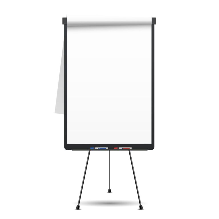 Tableau Blanc sur trépieds pour conférence