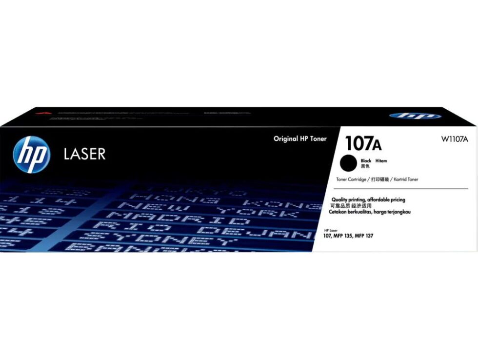Cartouche de toner laser HP 107A noir
