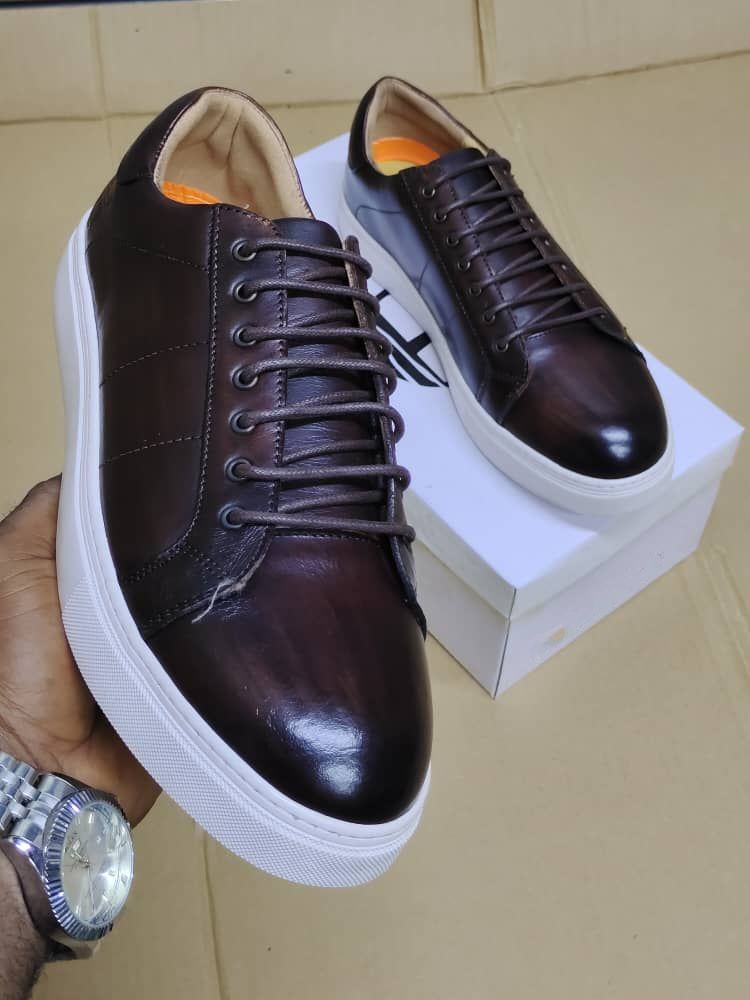 Chaussures hommes décontractées en cuir