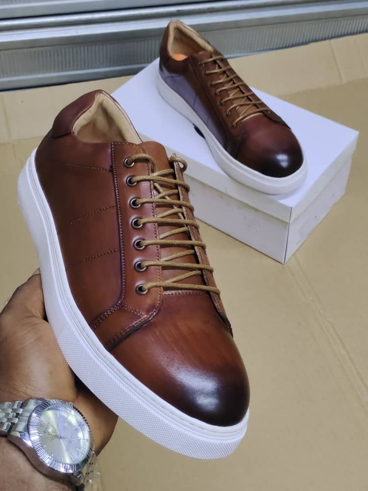 Chaussures hommes décontractées en cuir