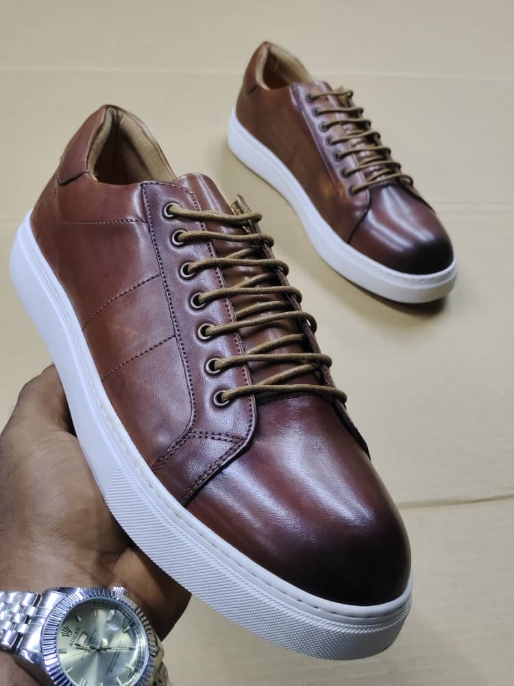 Chaussures hommes décontractées en cuir