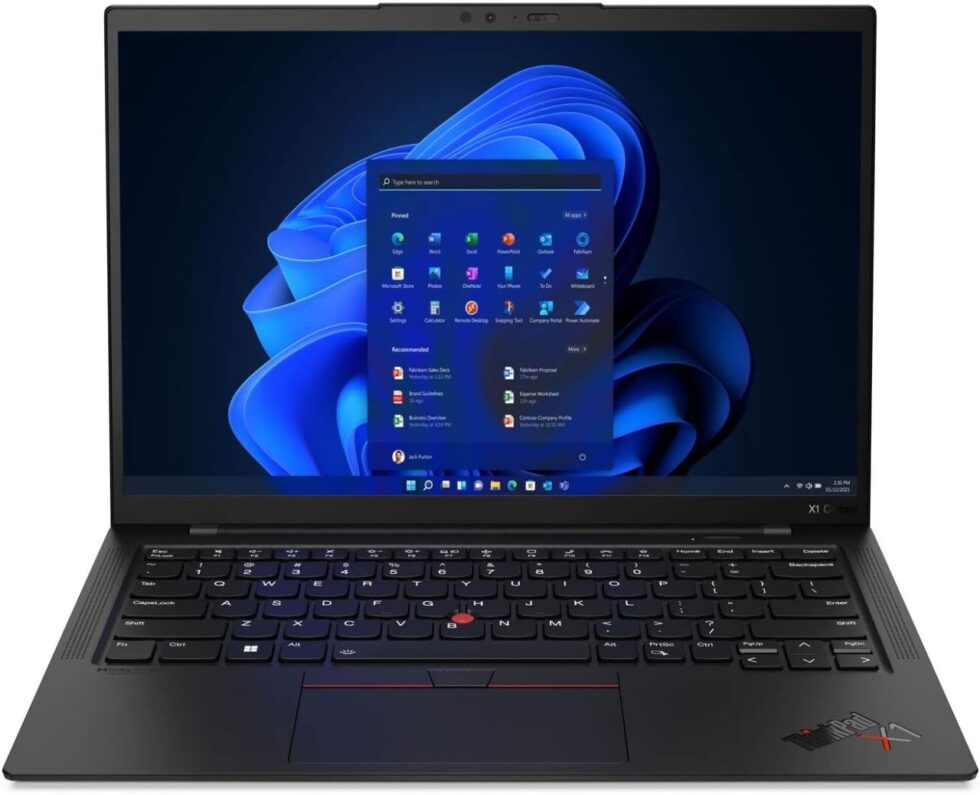 Ordinateur Portable Lenovo X1 Carbon, Intel Core i7, 256Go Disque dur SSD, 8Go de RAM, Ecran 14 et 180° rotatif