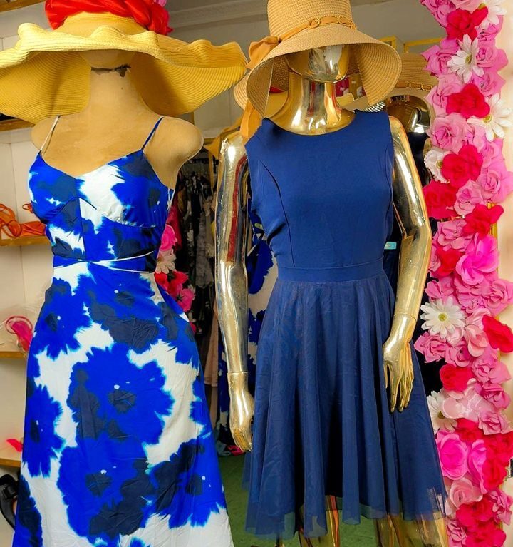 Robes longue d'été multicolore pour femmes
