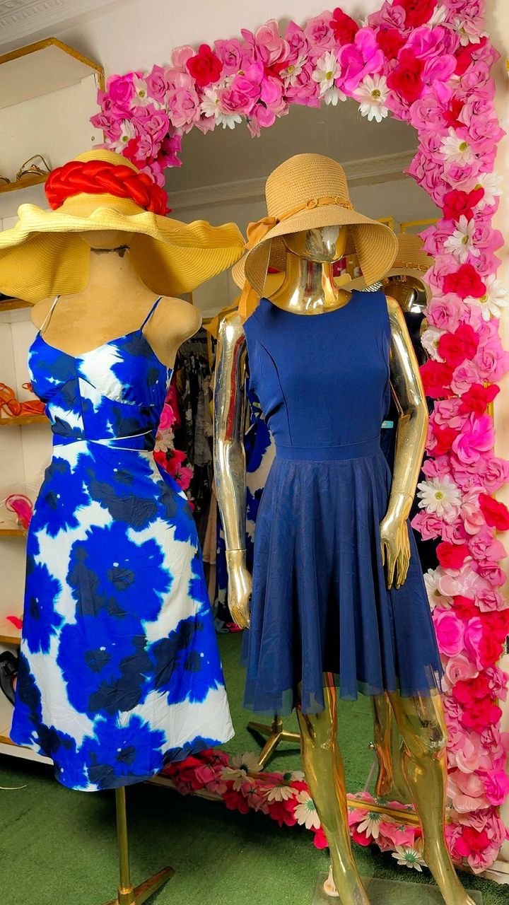 Robes longue d'été multicolore pour femmes